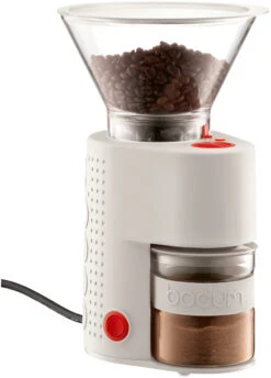Bodum Bistro Elektrische Kaffeemühle Cremefarben