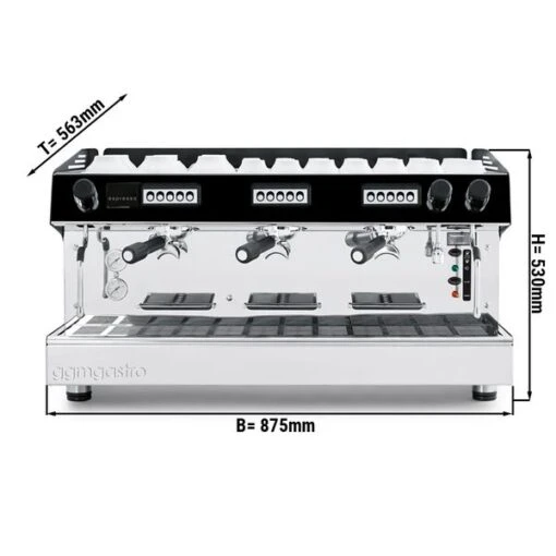 Siebträgermaschine - 3 Gruppig