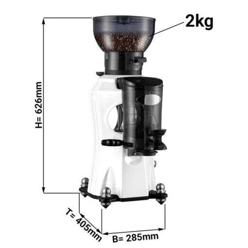 Kaffeemühle - Weiß - 2kg - 356 Watt - 45 DB