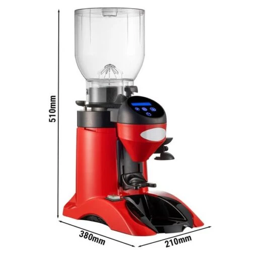 Kaffeemühle - Rot - 2kg - 356 Watt - 63 DB